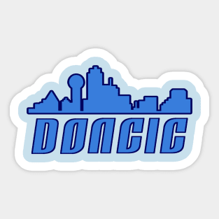 Doncic City, Dallas Basketball Sticker